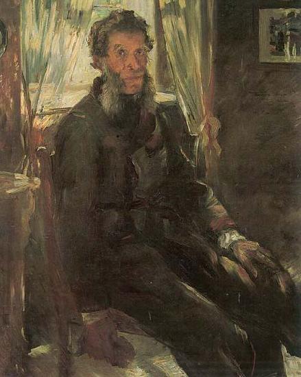 Lovis Corinth Portrat des Ohm Friedrich Corinth oil painting image